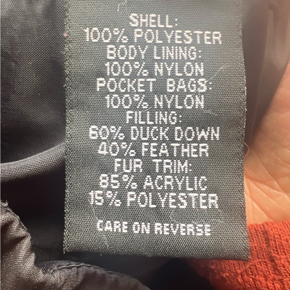 NEW YORK & CO Puffer Down Jacket Hooded Black Winter Outdoor Sz S Parka - Picture 10 of 10